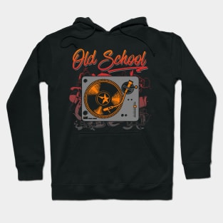 Old School, DJ Turntable, Hip Hop Hoodie